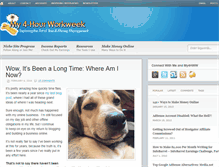 Tablet Screenshot of my4hrworkweek.com